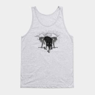 Wonderful wolves in black and white Tank Top